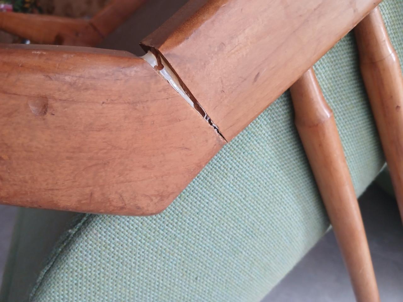 Te koop mooie groene fauteuil uit de jaren 60