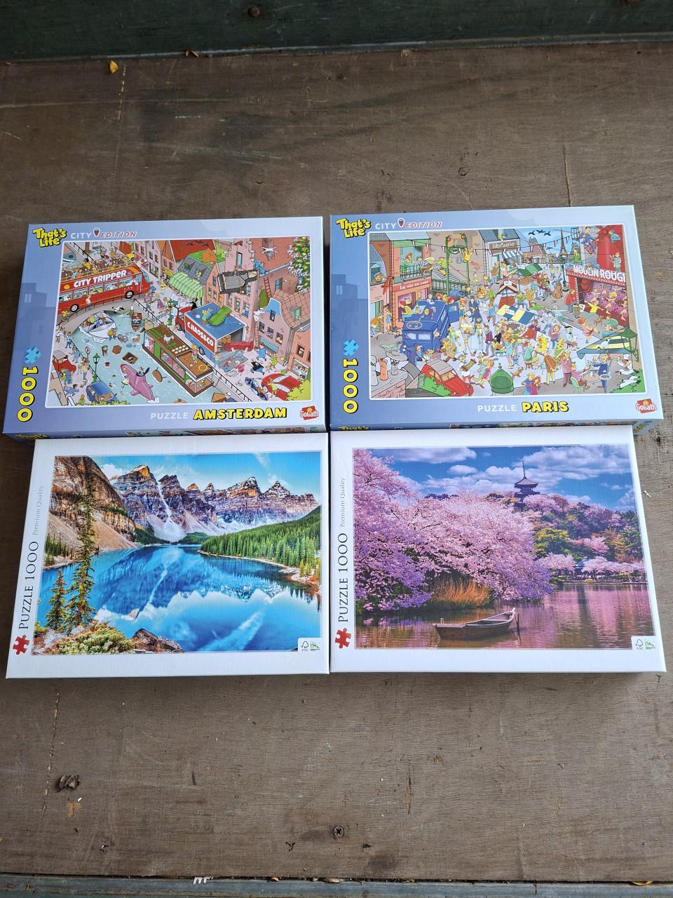 Te koop 10 nieuwe puzzels