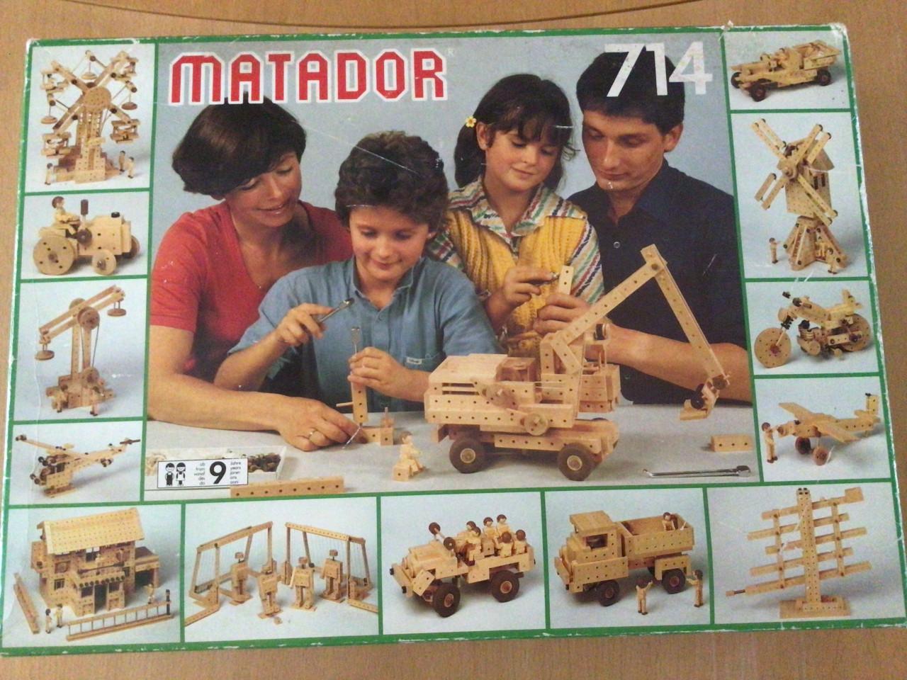 Vintage Matador 714 constructiemateriaal