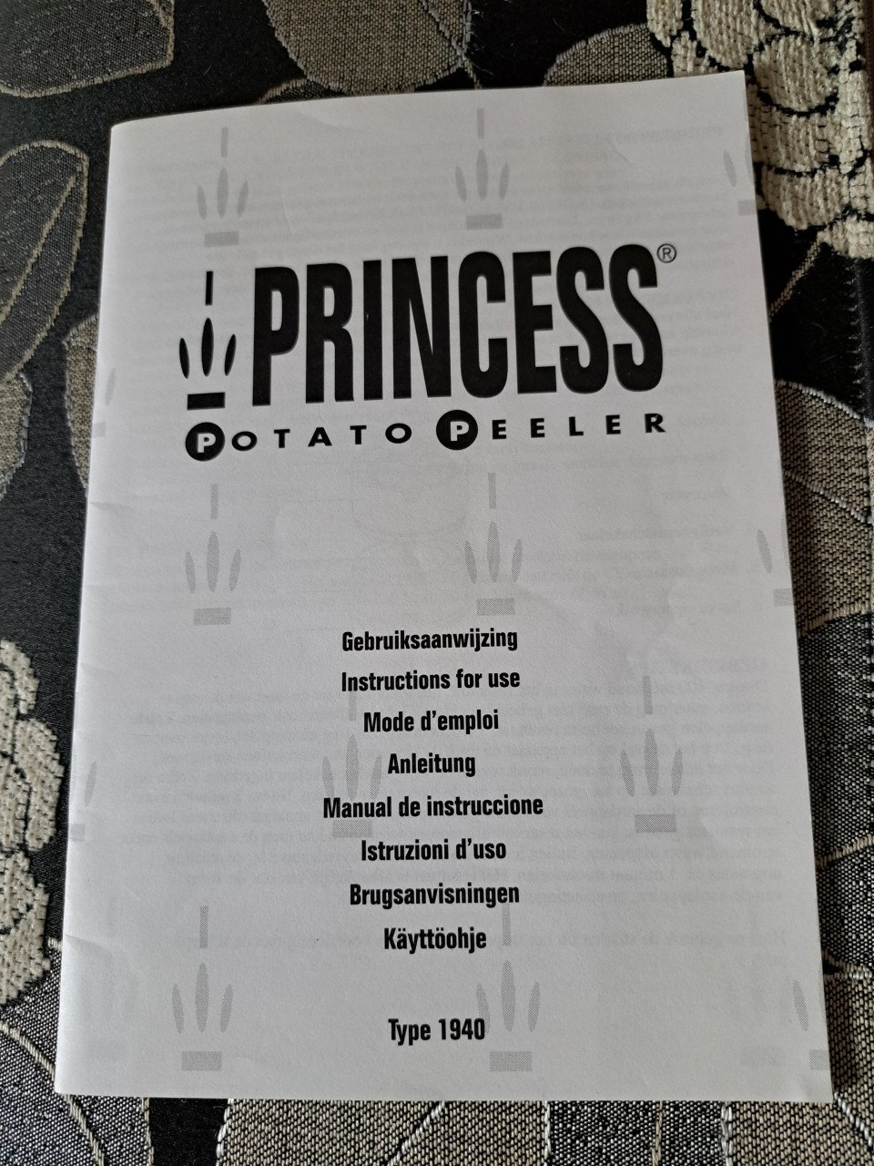 Princess aardappelschrapmachine voor 1 kg.