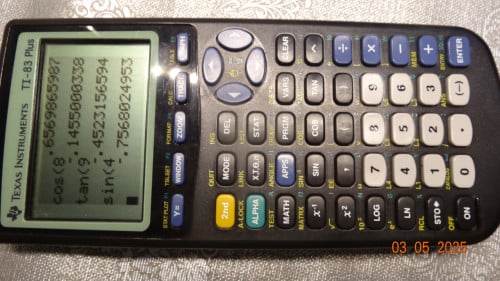 Perfect werkend Texas instruments TI-83 plus grafische rekenmachine