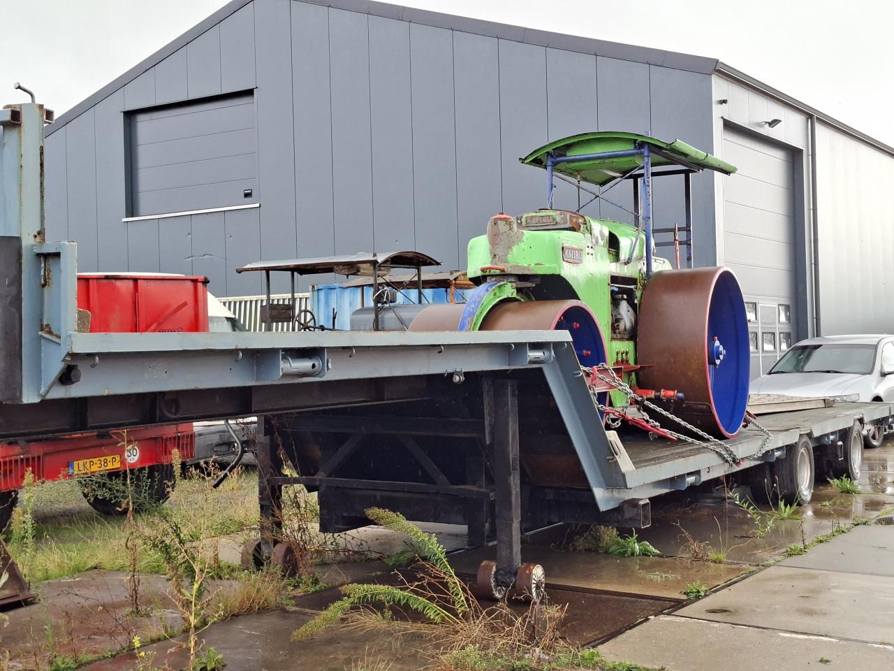 Walsen HAM, Kraan, oplegger Van Hool, BM tractor