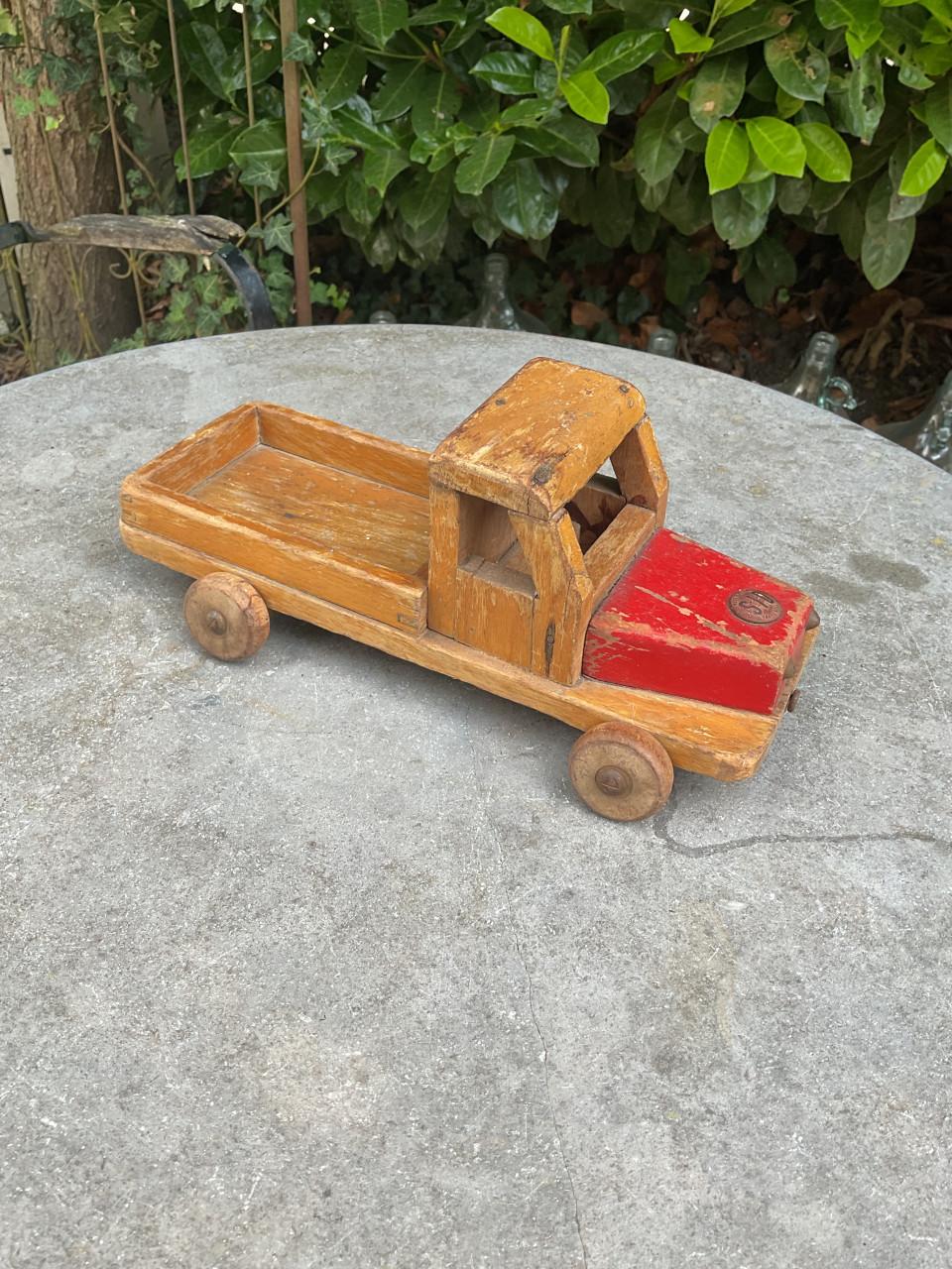 Houten Pick-up truck jaren 60-70 .