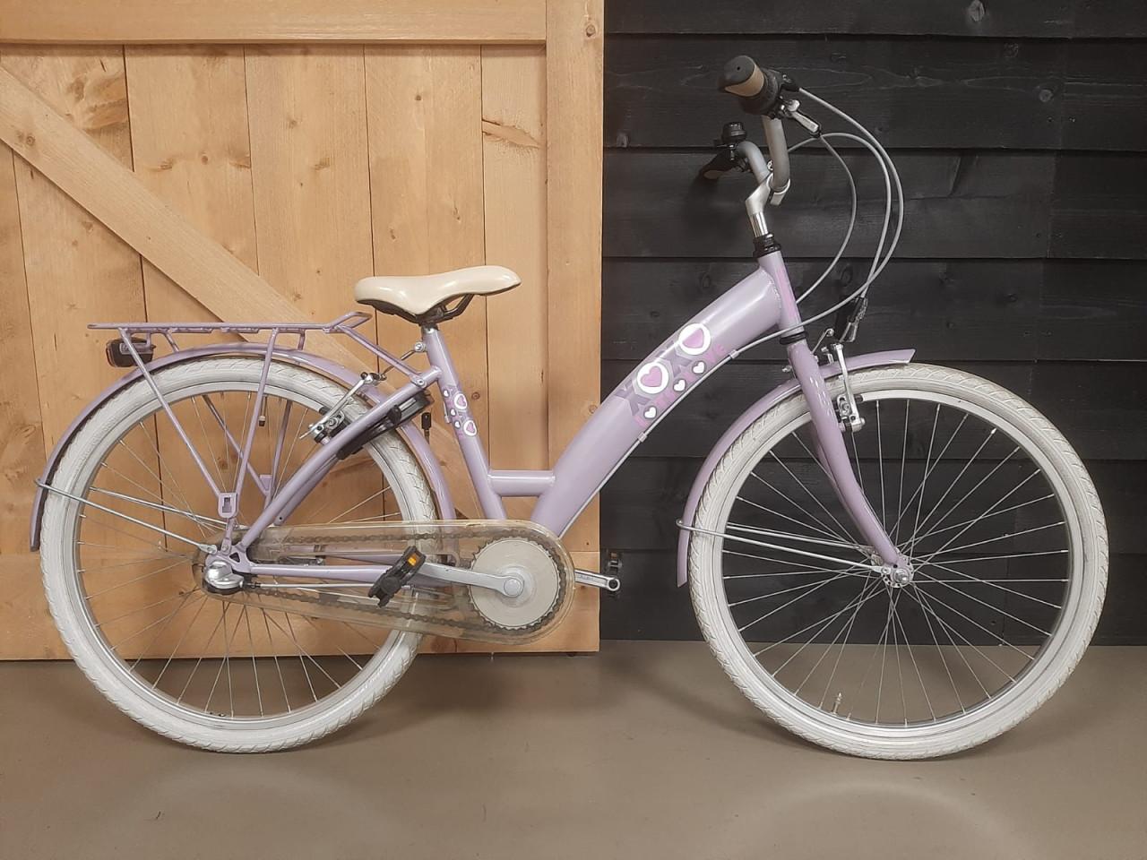 Zeer mooie 24 inch Bike Fun Lots of Love met 3 versnellingen