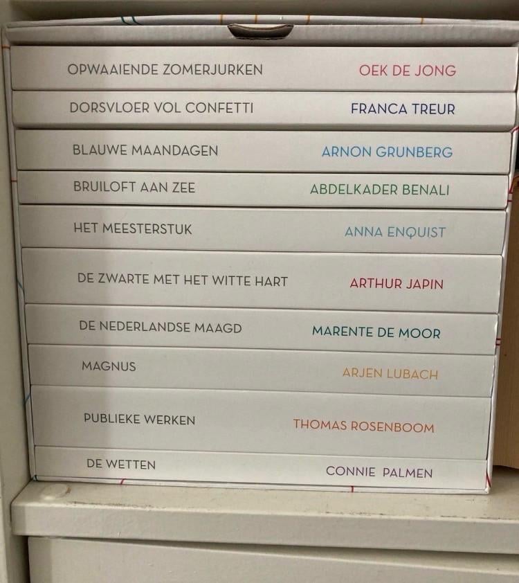 Boeken in een box