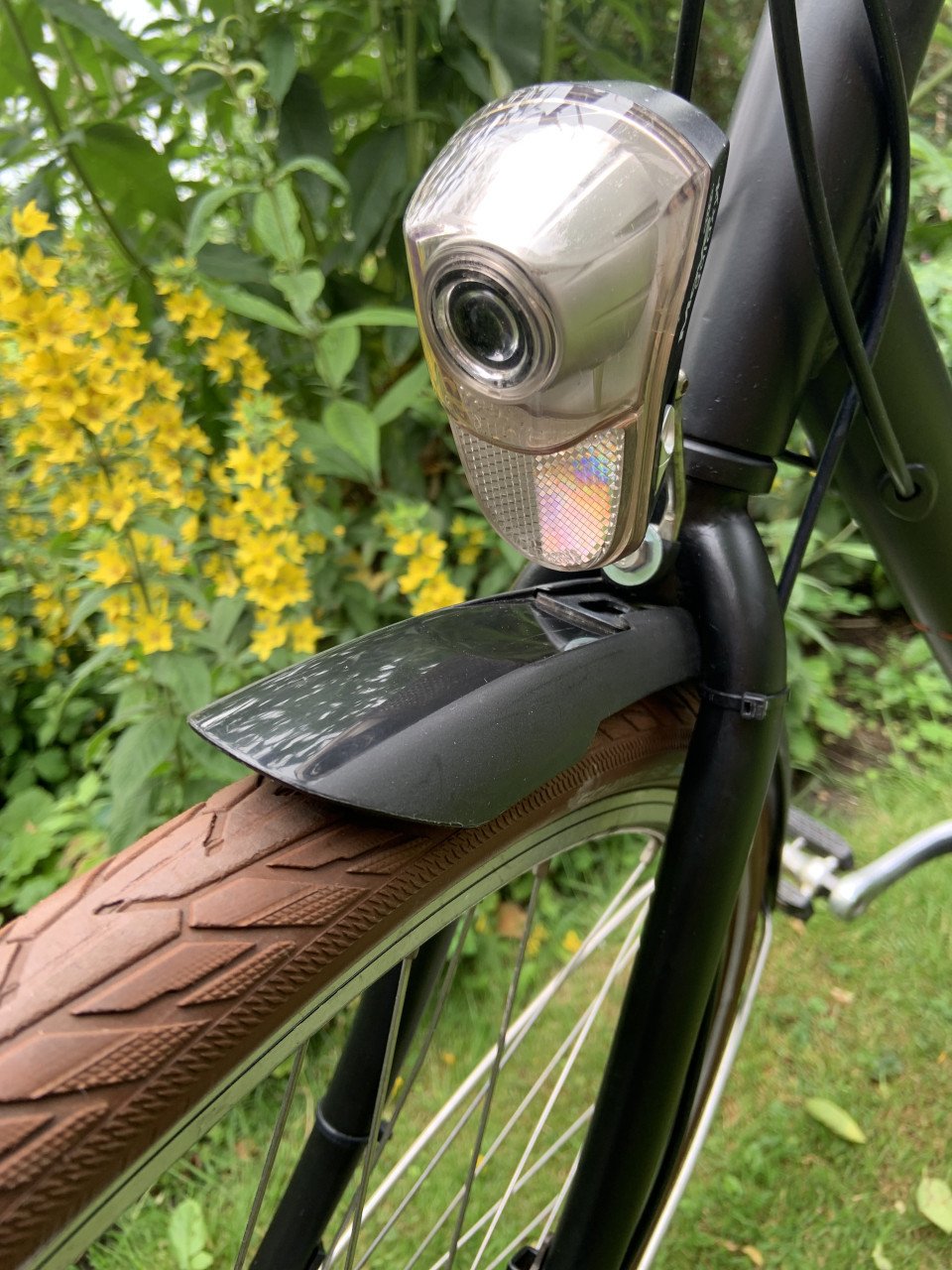 Herenfiets Sparta Matt Black 61 cm 5 speed / rollerbrakes/ verlichting.