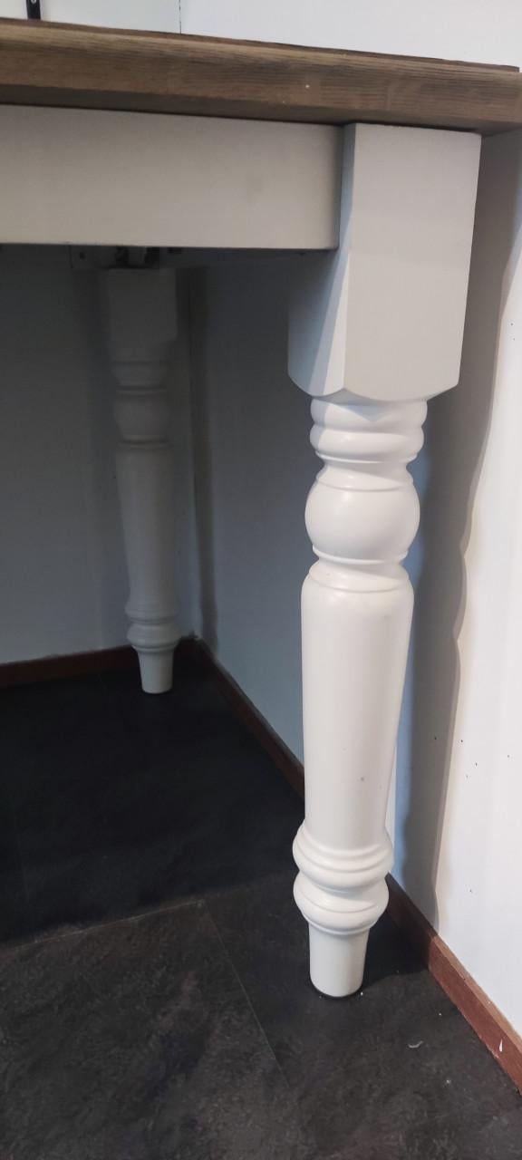 Landelijke eettafel brocant 90 x 160 cm