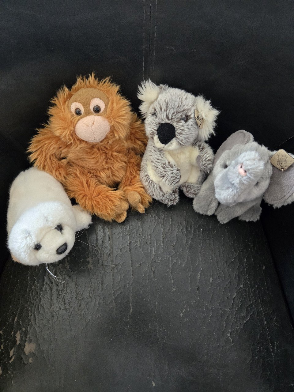 Knuffeltjes € 1 per stuk.
