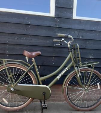 Mooie Spirit transportfiets - olijfgroen - 3 versnellingen