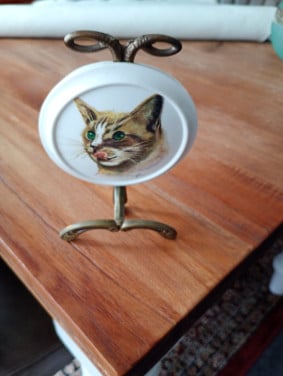 Bordje op standaard