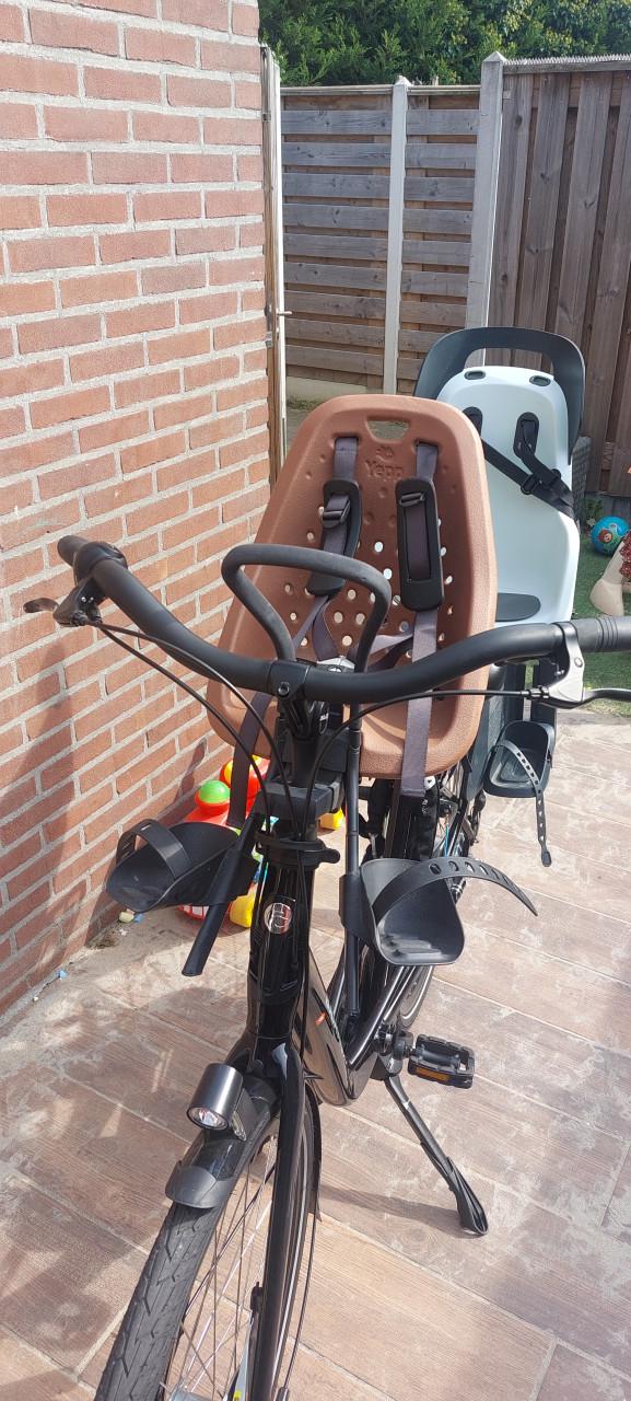 Yepp fiets stoeltje voor aan het stuur