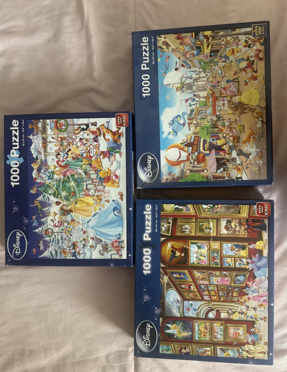 Leg puzzels; v Haasteren en Disney en overig