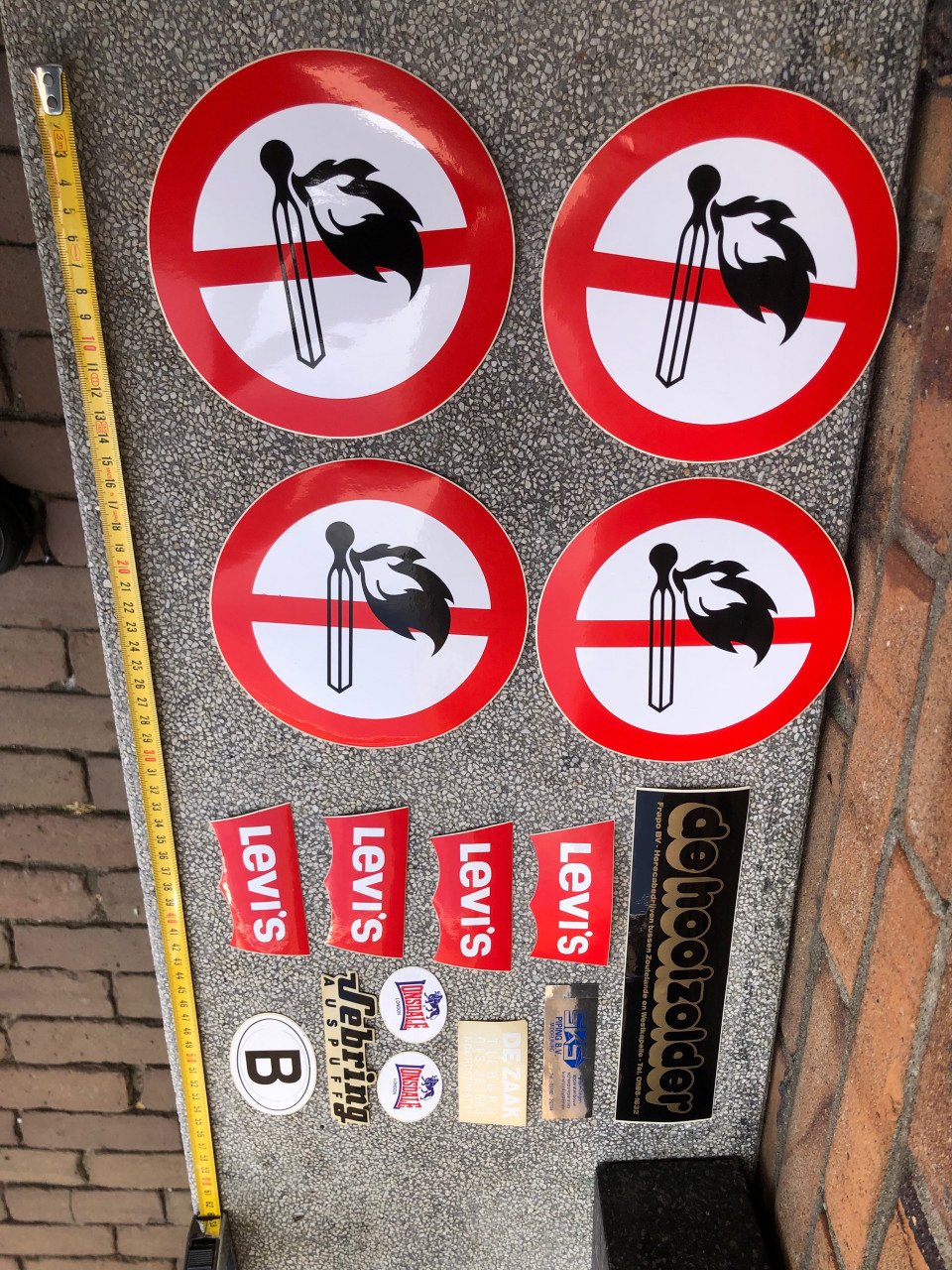 Setje stickers zie de foto’s.