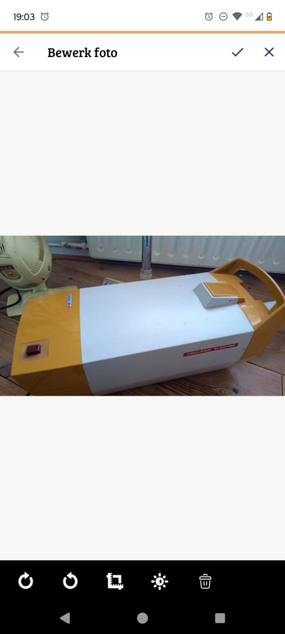 Oude stofzuiger Holland Electro HE 1700