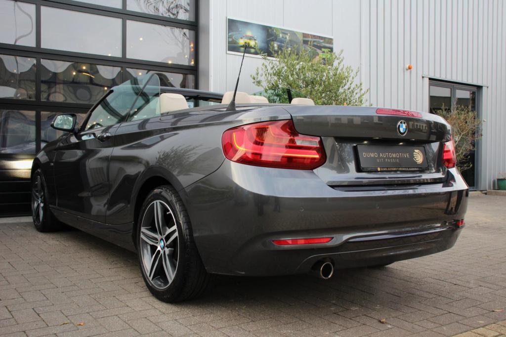 BMW 2-serie cabrio 218i sportline - leder - navi - led - pdc - stoel verw -