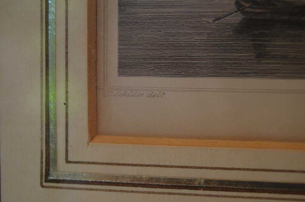 Gravure Haven van Zierikzee, Duits werk