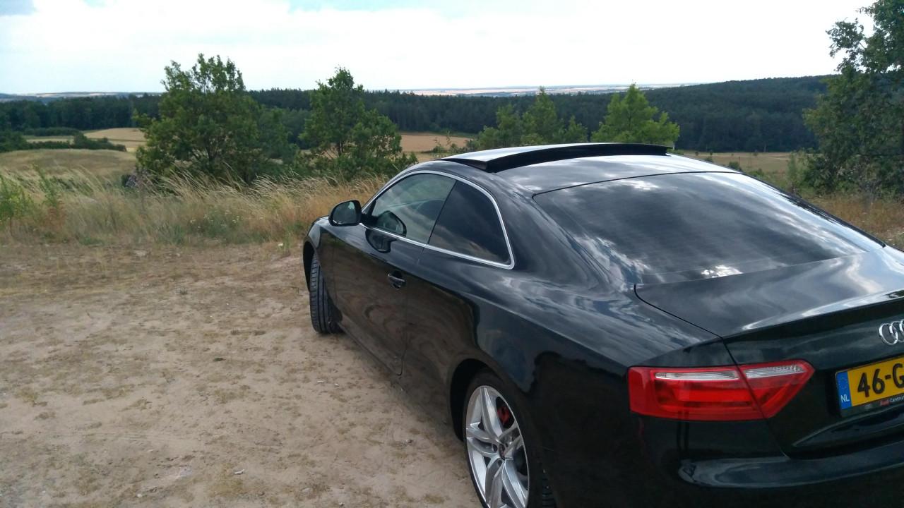 Audi A5 S-Line 1.8 TFSI Coupe (2008) – Zwart – Sportief & stijlvol