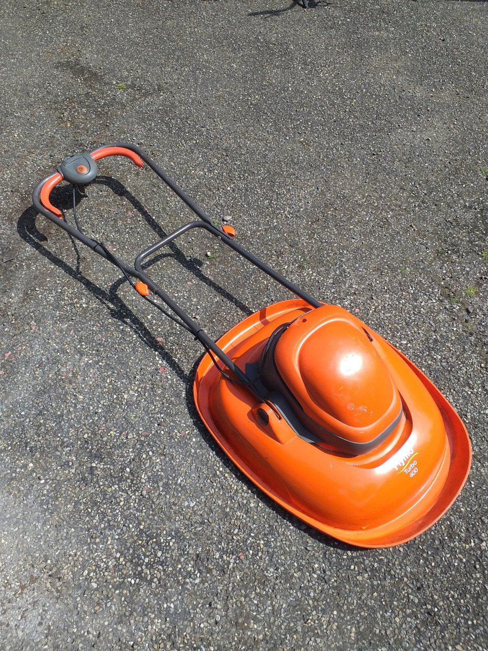 """"FLYMO TURBO 330 luchtkussen GRASMAAIER ZO GOED ALS NIEUW""""