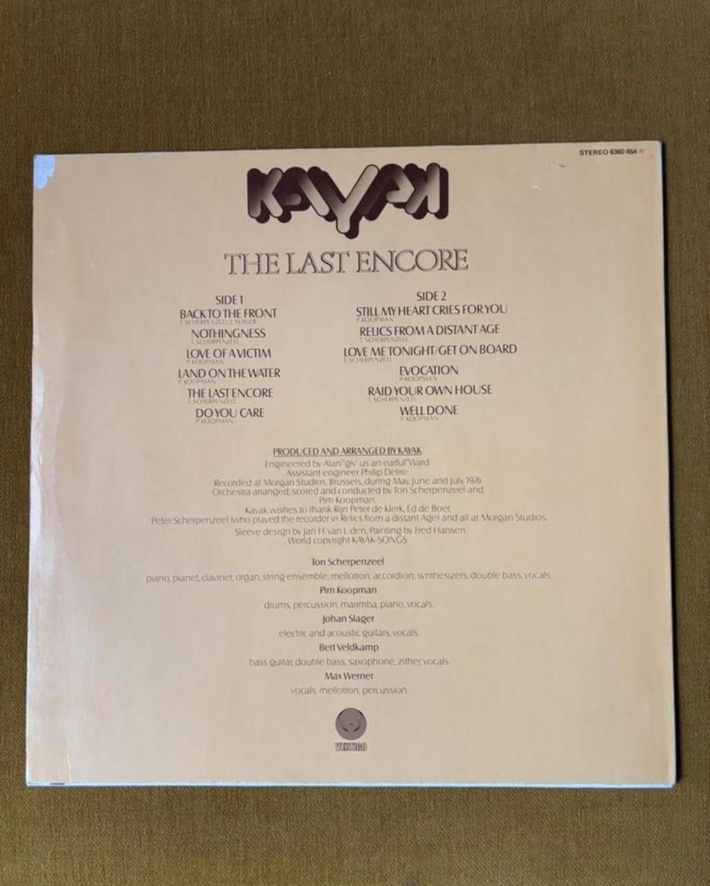 Kayak - The Last Encore LP