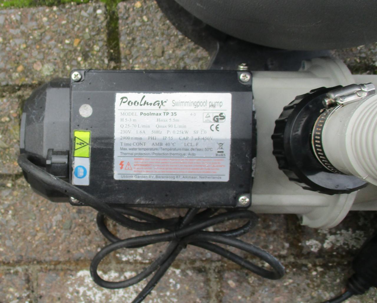 Zwembadpomp + Zandfilter + uv-c sterilisator