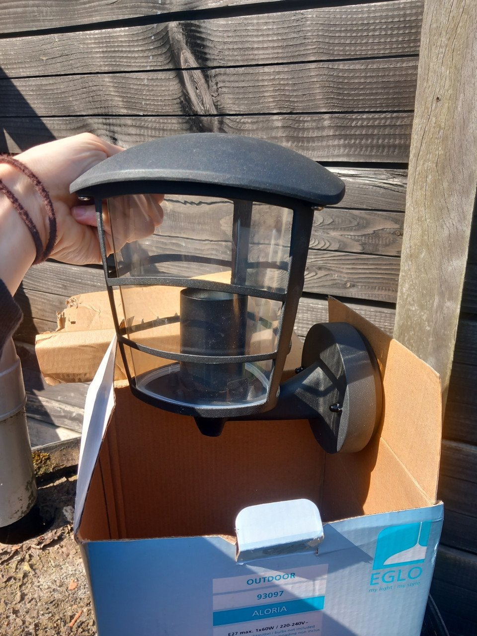 Buitenlamp NIEUW!