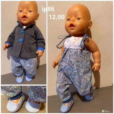 Baby born / babyborn set. Opbrengst KiKa. Poppenkleertjes.