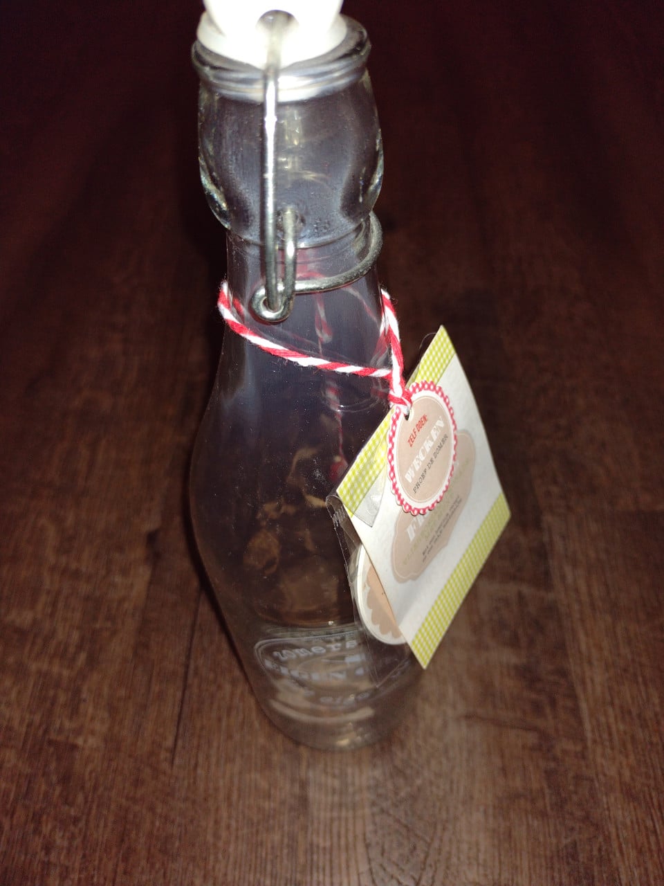 Weckfles glas ongeveer 30 cm hoog Nieuw