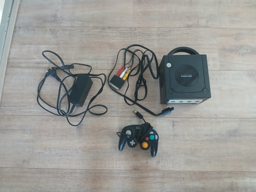 Nintendo gamecube met controller en kabels