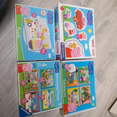 Puzzels vanaf 2 jaar > peppa pig etc