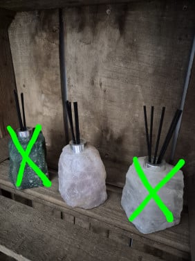 Edelsteen diffuser geurstokjes