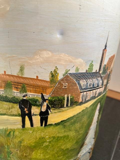 Melkbus beschilderd Goes