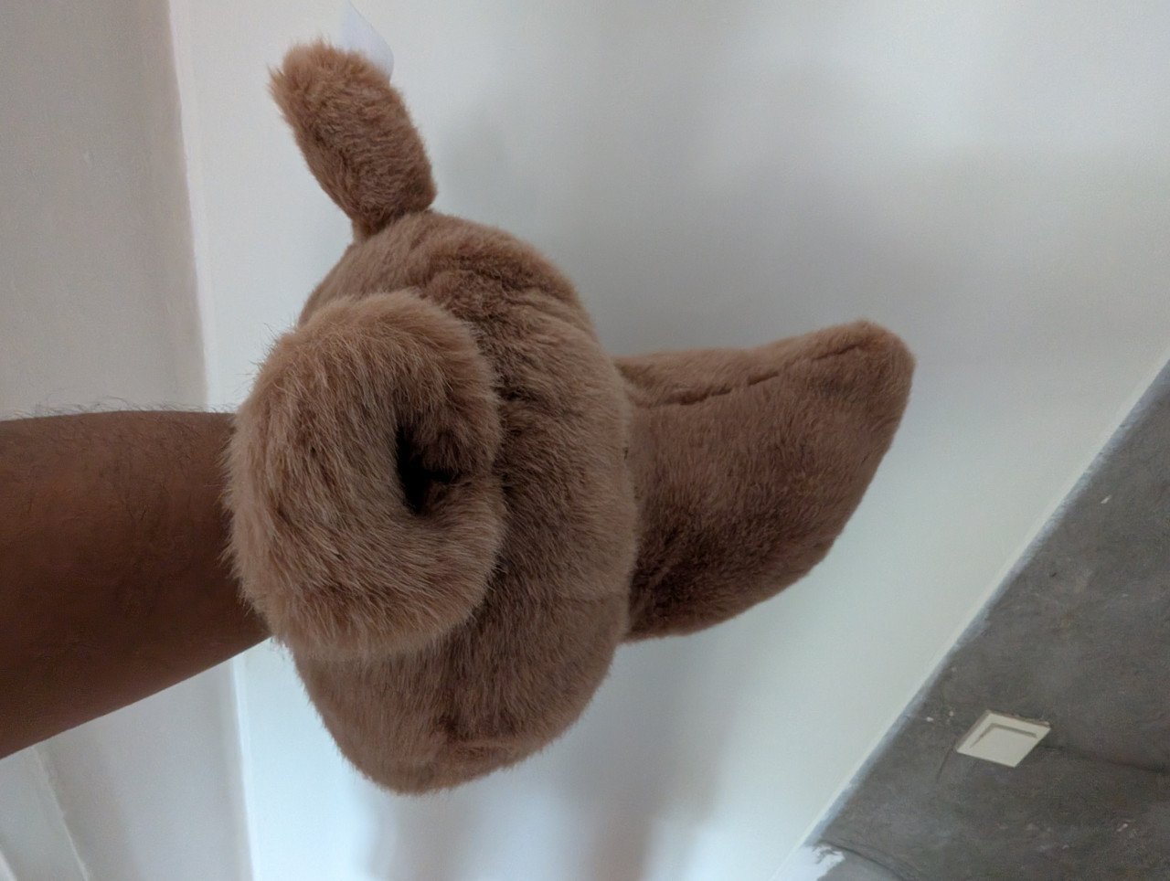 Grote educatieve pluche handspeel poppen voor kinder "Jungle kamer"