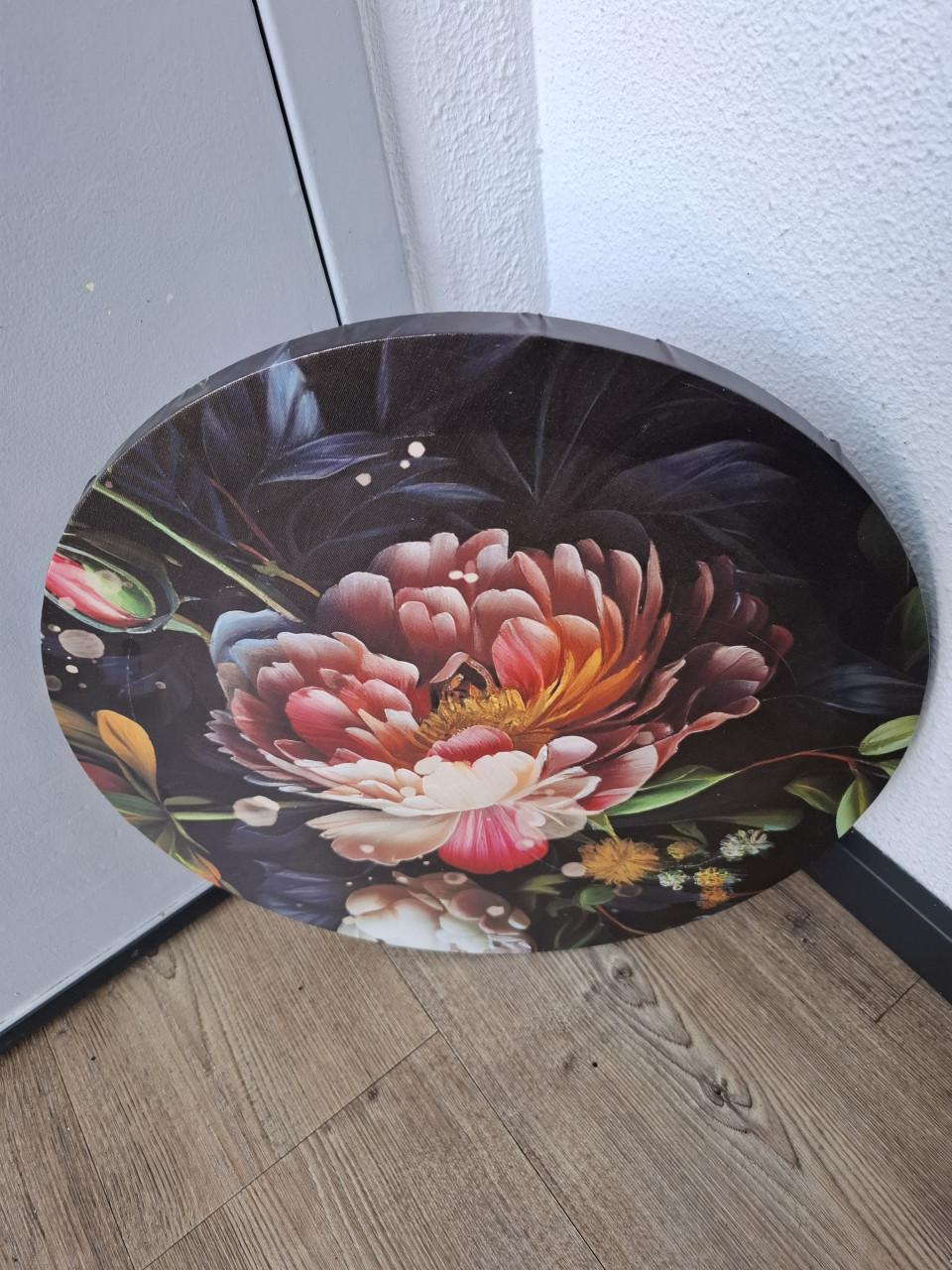 Canvas bloemen