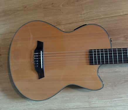 Fijne elektro- akoestische gitaar
