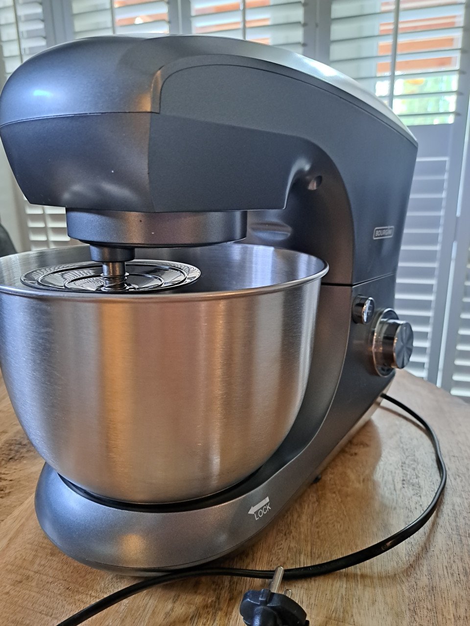 Bourgini mixer op kom