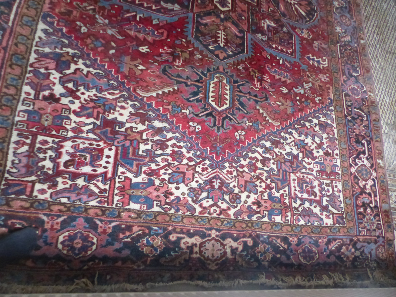 Tapijt uit Iran wol handwerk 261x356 zeer groot zwaar