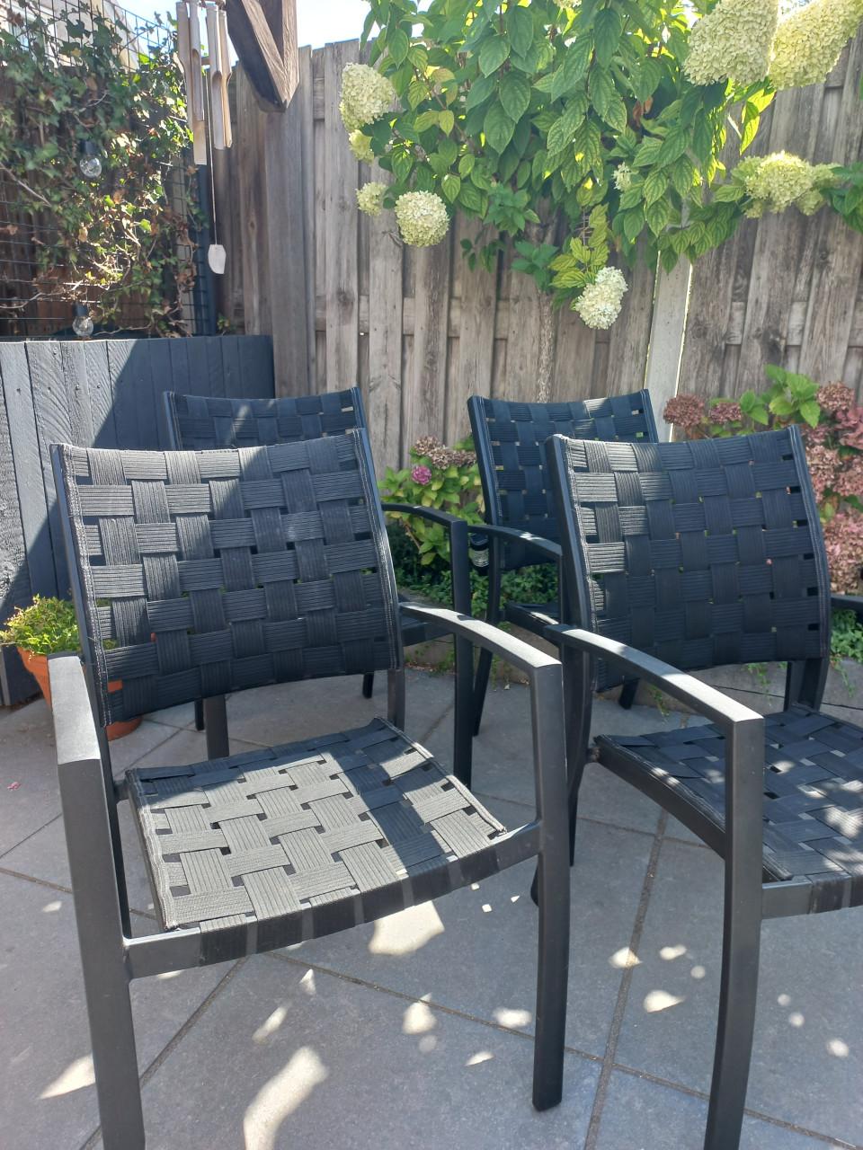 4 Tuinstoelen