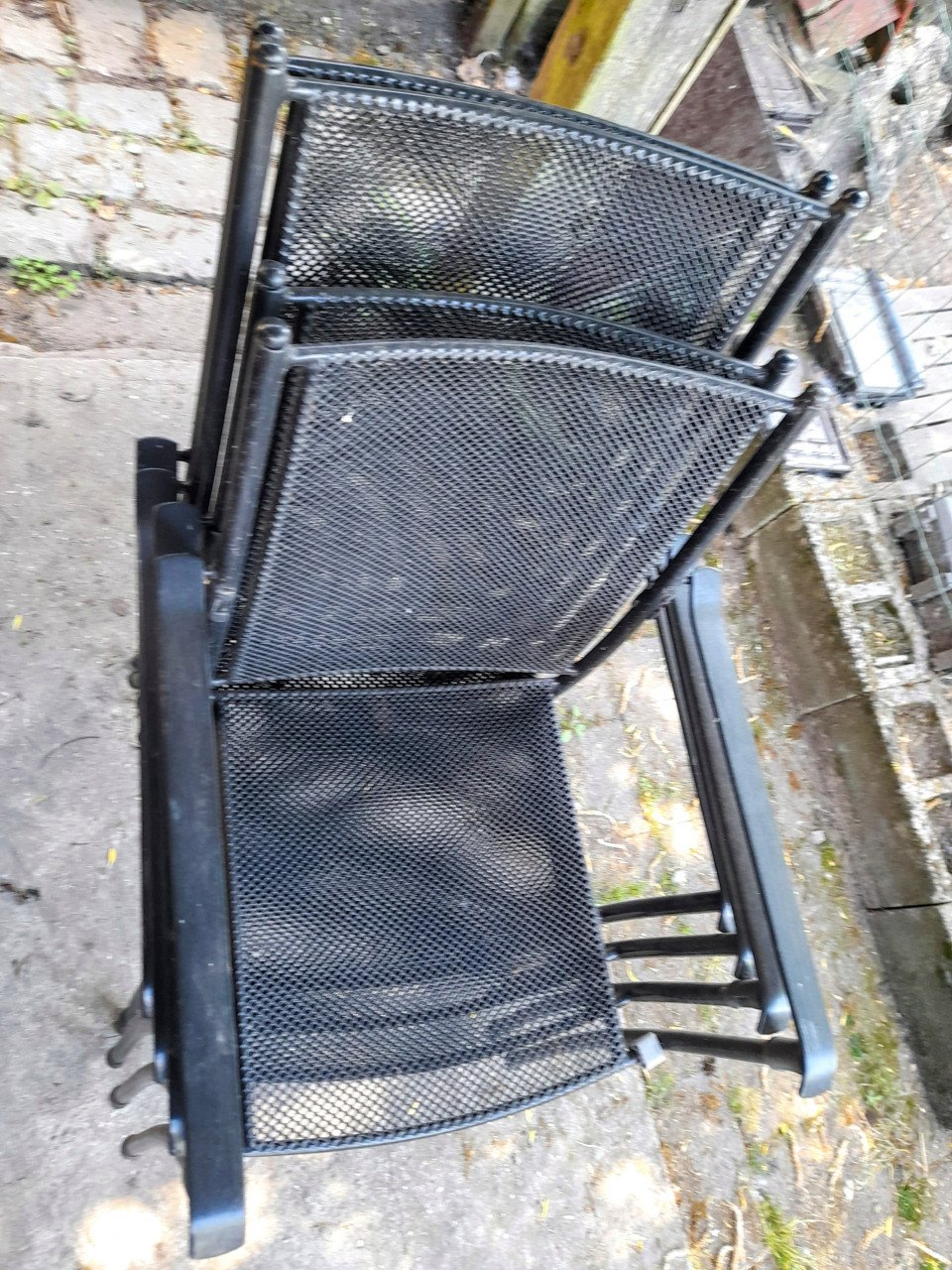 Prachtige tuinstoelen metaal set van 4