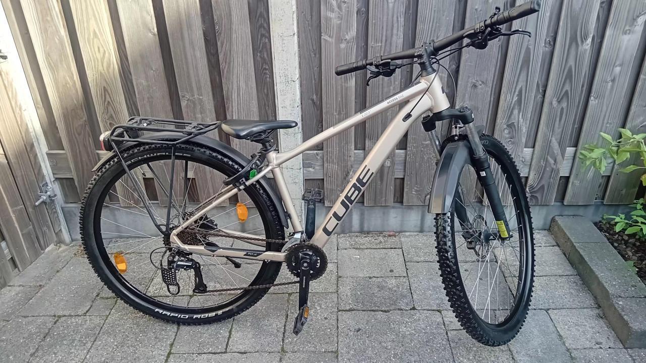 Cube mountainbike 29" Maat M, linnen"n"bronze