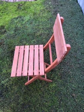 Houten stoel - Inklapbaar