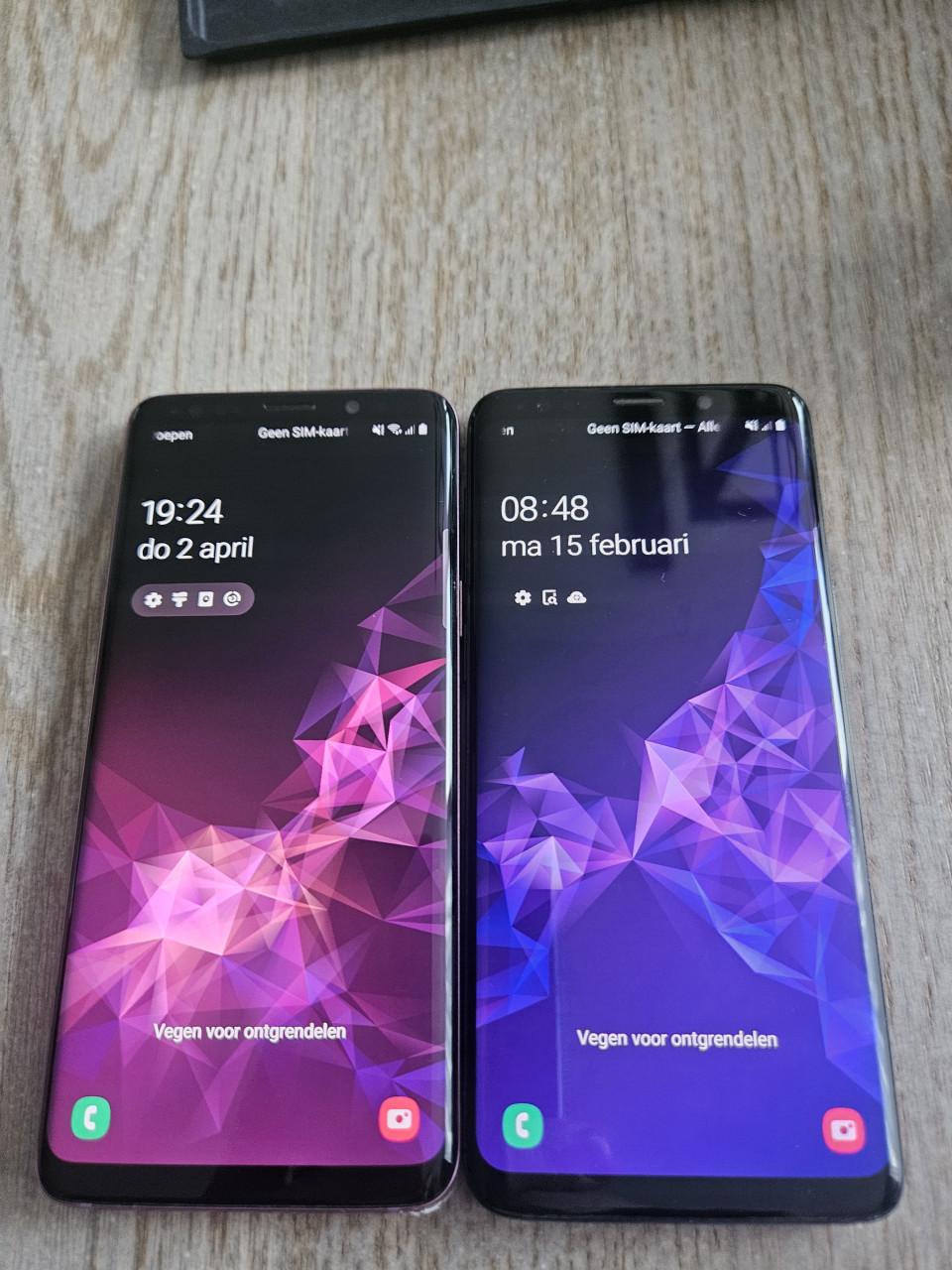 Samsung Galaxy S 9 2 stuks 50 euro per stuk