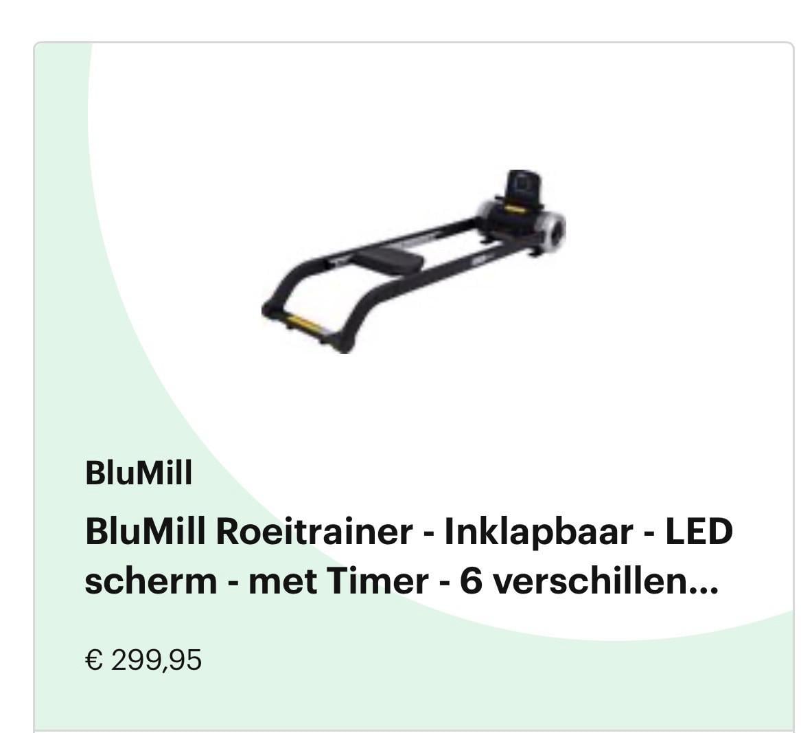 BluMill roeitrainer - inklapbaar