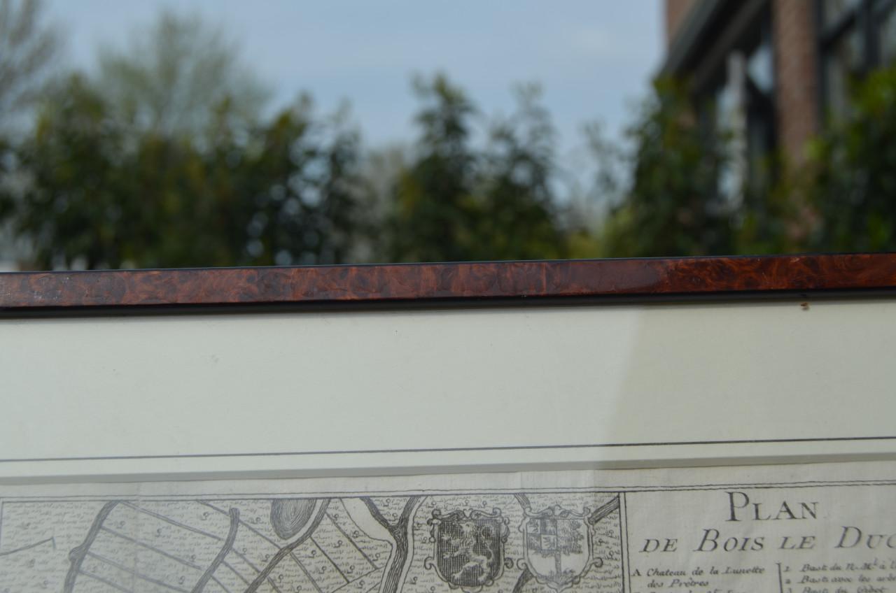 Fraaie Franse kopergravure Den Bosch 1743