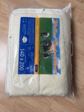 Wollen onderdeken 140x200