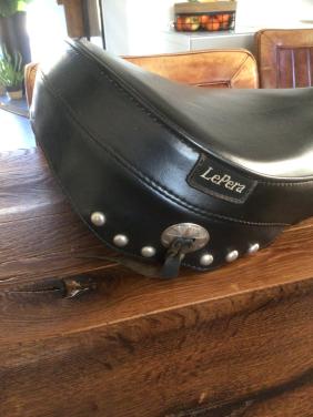 Lederen zadel voor Harley Davidson
