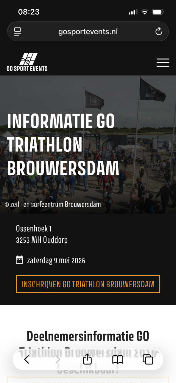 Triatlon brouwersdam