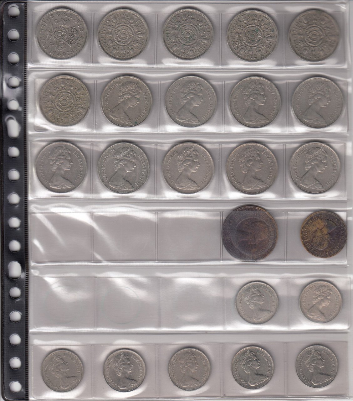 Verzamelalbum Munten uit Verenigd Koninkrijk Deel 1