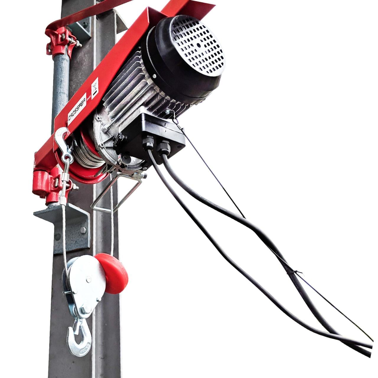 Elektrische takel, hijstakel, bouwtakel, lier, kraan 800kg
