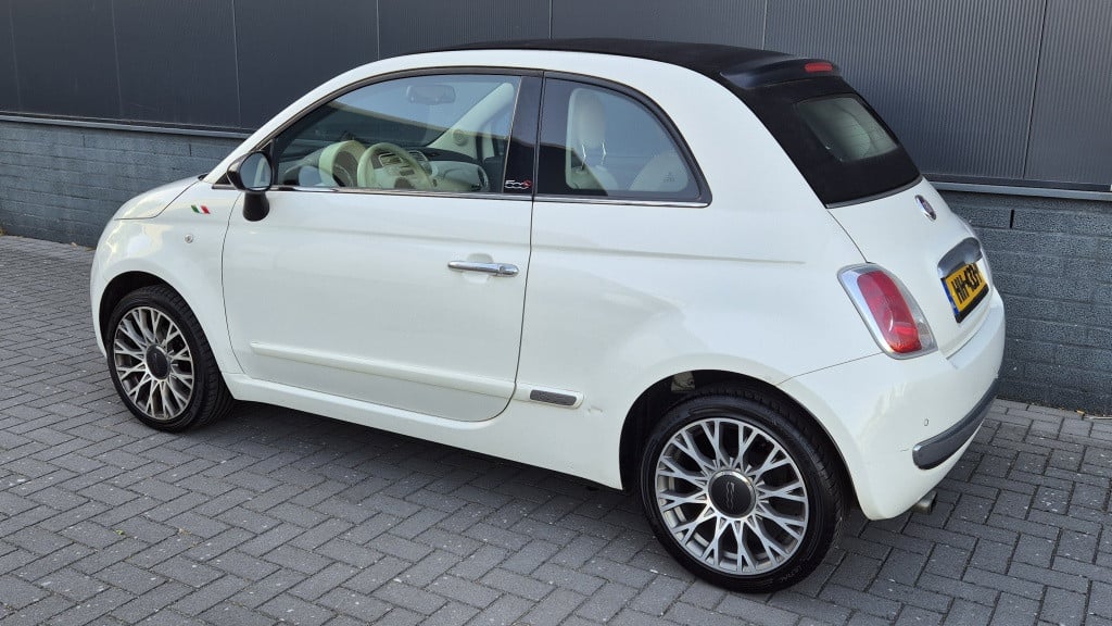 Fiat 500 C 1.2 lounge *cabrio*airco*parkeersensoren*lmv*ecc*