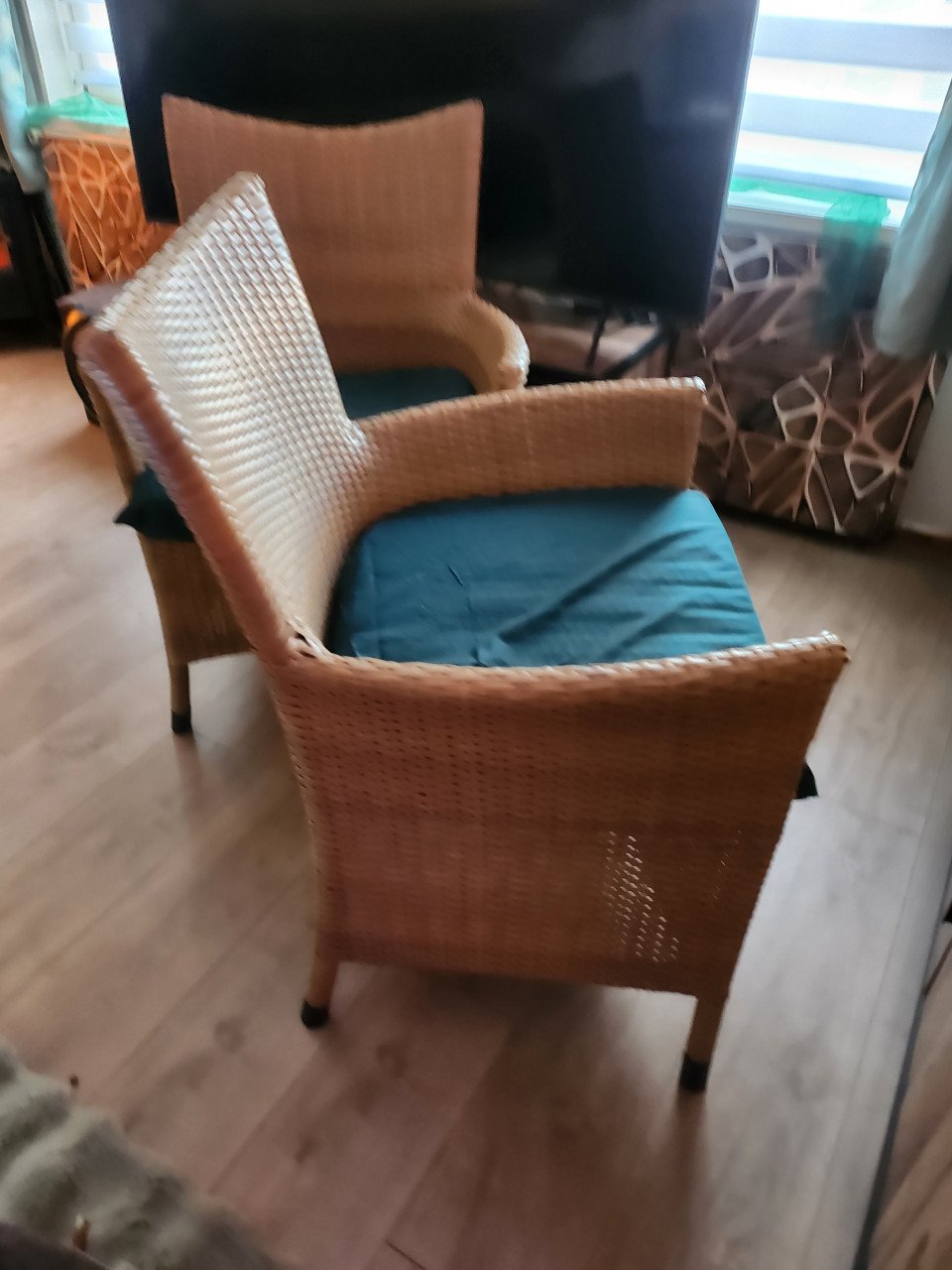 Rotan stoelen  4 x